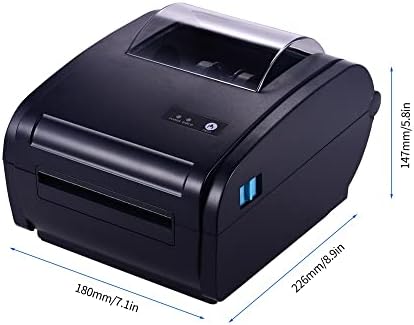 מדפסת תווית תרמית של MJWDP עבור תווית חבילת משלוח 4x6 תווית 160 ממ/s USB ו- BT חיבור מדפסת מדפסת