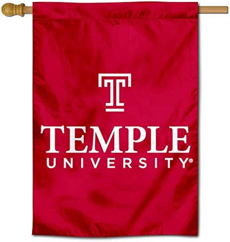 ינשוף המקדש מסמן דגל בית דו צדדי וכפול דו צדדי