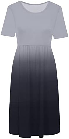 בגדי בנות אופנה שרוול קצר שרוול כותנה צוואר צוואר בראנץ 'גרפי שמלה קפלים שמלת סתיו שמלת קיץ לנשים D6