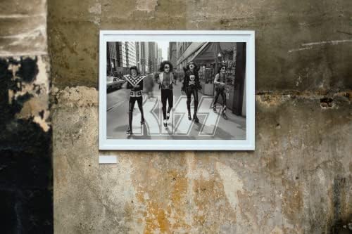 נשיקה פוסטר מדרכה קיר תפאורה רוק רטרו בציר דקור כבד מתכת קיר אמנות נשיקת להקת כרזות מוסיקה