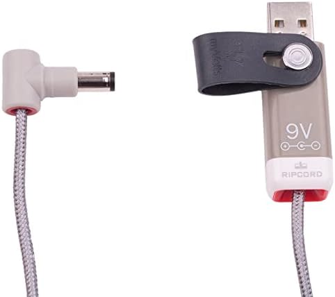 Myvolts Ripcord USB עד 9V DC DC Power Cable תואם ל- MXR M234, M288, M68 דוושת אפקטים