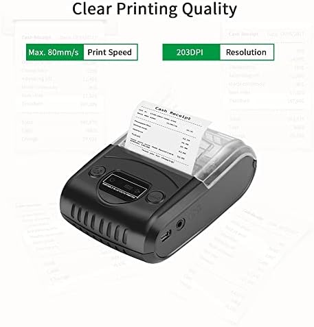 מיני נייד 58 ממ תרמית קבלת מדפסת אישי ביל נייד קופה מדפסת תמיכה יציאה / פקודת הדפסת קופה