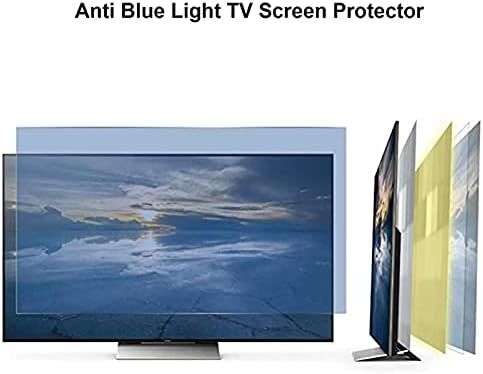 קלוניס טלוויזיה מסך מגן, אנטי כחול אור צג מסנן חלבית אנטי בוהק סרט משמר נגד קרינה להגן על העיניים