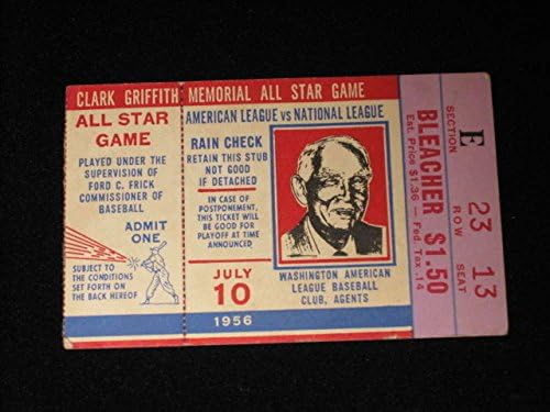 כרטיס בייסבול אול סטאר - 1956 - וושינגטון