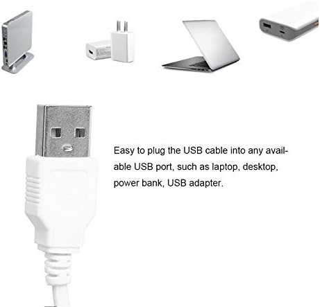 קליפ על מנורת שולחן קל - LED USB קריאה מנורת ספר מהדק אור עם 3 מצבי תאורה, עמעום בהירות של 10 ברמה, הגנה