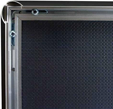 עומס קדמי של SECO קל פתוח פוסטר הצמד/תמונה 18 x 24 אינץ ', מסגרת אלומיניום שחור, 18 x 24