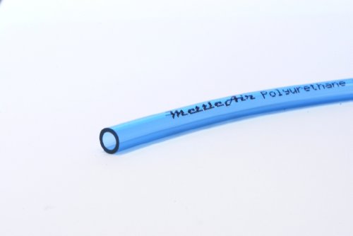 Mettleair PU12-100CB-2PK צינור, 12 ממ OD, 100 מ ', פוליאוריתן, כחול ברור