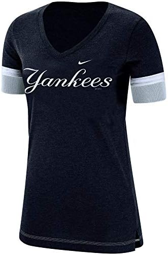 Nike's New York Yankees Nevy Mesh חולצת טריקו