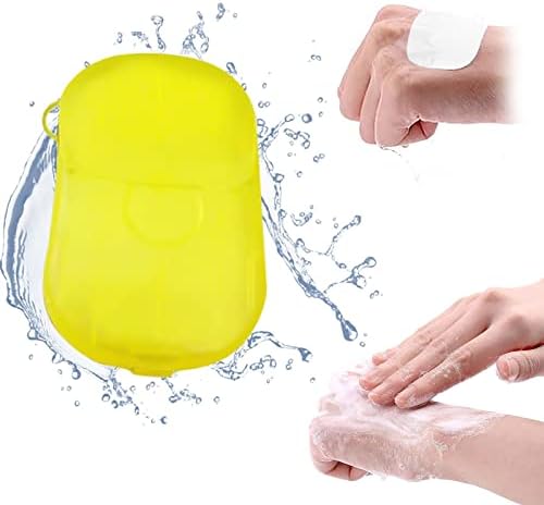40 חתיכות של חד פעמי יד סבון נייר נייד נסיעות טיולים כביסה יד אמבטיה מוצרי טואלטיקה נייר סבון גיליונות