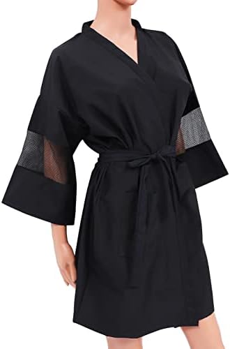 שמלות לקוח של סלון לורוז גלימות סגנון קימונו בסגנון כף שיער שמלת סלון ספא סלון SMOCK תספורת קייפ