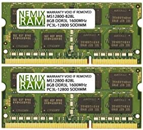 Hynix מקורי 16 ג'יגה-בייט, 204 פינים, DDR3 PC3L-12800, מודול זיכרון 1600 מגה הרץ