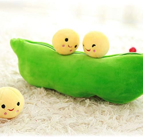 זונסטר אפונה ממולא צמח חמוד ילדים תינוק בפלאש צעצוע אפונה בצורת כרית צעצוע לילדים בני בנות מתנה
