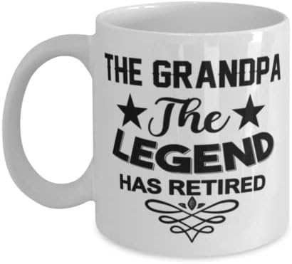 סבא ספל, האגדה יש בדימוס, חידוש ייחודי מתנת רעיונות עבור סבא, קפה ספל תה כוס לבן