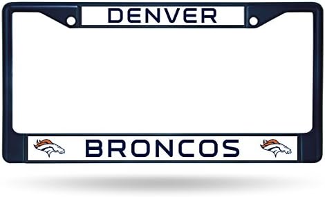 NFL RICO Industries Standard Frame Chrome Plachy, Denver Broncos - Navy