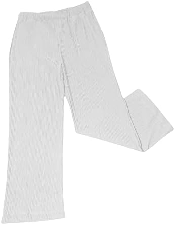 מכנסי ZXLLO נשים פשתן מודרני ארוך עם מכנסי קיץ חגורה פארק מתאים רופף מכנסיים מוצקים נעימים לנשים