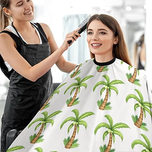 עצי דקל טרופיים קייפ ברבר שיער מקצועי חיתוך שיער מספרה מספרה שכמייה אביזרים לספרה לגברים נשים