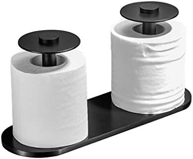 מחזיקי נייר טואלט WSSBK, מתלה מגבת אמבטיה עגול מגבת כפול שטח אלומיניום גליל נייר מתלה מגבת