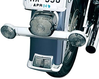 קוריאקין 2384 אופנוע תאורת אבזר: קצר / הצטמצם אחורי הפעל אות / נצנץ אורות בר עבור 1986-2017 הארלי דוידסון אופנועים,