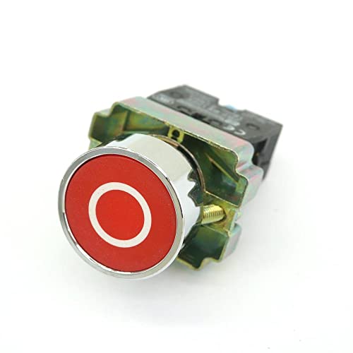Xb2ba4322c 1 n/c רגע סומק עגול כפתור אדום כפתור 22 ממ 10a 600 וולט