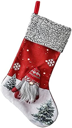 תיקים של iopqo בתפזורת בגודל גדול 100 ציוד לחג המולד גרבי גרביים מתנות לעץ חג המולד אופנה