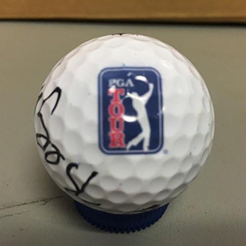 בילי הורשל PGA סיור גולף כוכב חתום חתימה על חתימה על גביע ריידר לוגו גולף כדור w/coa
