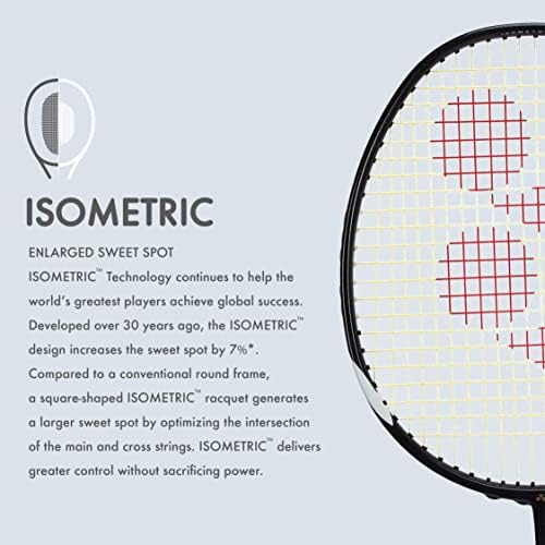 יונקס סדרת כוח שרירים של מחבט Badminton עם כיסוי מלא מתח גבוה