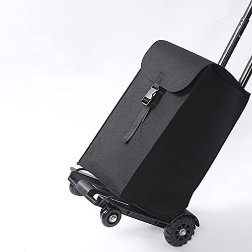 נייד מתקפל שני גלגלי מזוודות קניות נסיעות עגלת שטוחה קרוואן עגלת בארו יד כלים