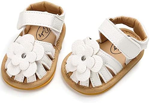 בלעדי נעלי תינוק גומי רך בני שטוח פרח הליכה בנות החלקה סנדלי תינוק נעלי הצמד נעלי תינוק ילד