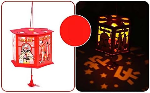 Bybycd diy פנס סיני אמצע אמצע פסטיבל סתיו יצירתי סיני מסורתי פנס נייר פנס אור פרח