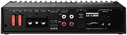 AudioControl LC-1.800 MonoBlock 800W RMS מגבר עם Accubass עם Stinger Audio Single 12 אינץ