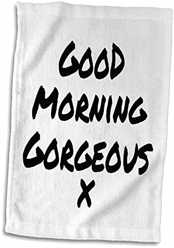 3 דרוז בוקר טוב X מדהים - דרך נחמדה להתחיל את היום שלך - תרגיש פתק טוב - מגבות