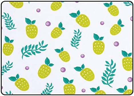 זוחל שטיח מקורה משחק מחצלת תותים צהובים פירות יער לסלון חדר שינה חינוכי חינוך חינוכי שטיחים שטיחים 72x48