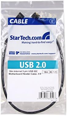 Startech usbint5pin פנימי 5 סיכה כבל כותרת של לוח האם USB IDC