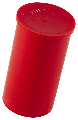 CAPLUGS פלסטיק כובע מחבר ארוך-הברגה RCL-12L, PE-LD, לגודל חוט כובע 1 1/16 ID CAP 1.049 אורך 3.00, אדום