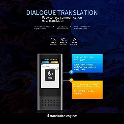 3.0 מתורגמן נייד קול מכשיר חכם עסקים נסיעות ערבית למידה 117 שפות תרגום מכונה
