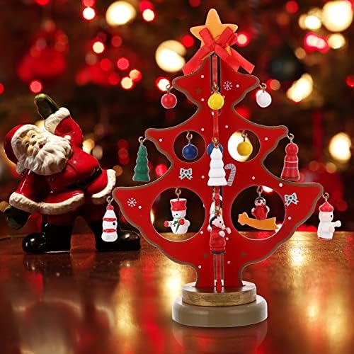 2 PCS *סמ ג'ינגל מסיבה תלויה חג המולד שלג איש עץ עץ מתנות עיצוב שולחן ביתי טובות מלאכותיות