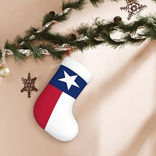 דגל zp-ccyf של טקסס גרב חג המולד אחי חג תליה גרב גרבי חג המולד קלאסי קישוט קלאסי
