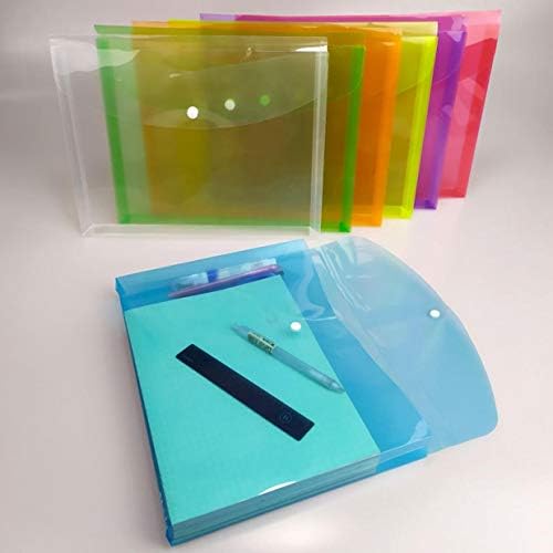 טינו פולי מעטפת משפטי להרחבה קובץ תיקיות ארגונית עם הצמד כפתור למין צבע גיליונות מחזיק 7 חבילות