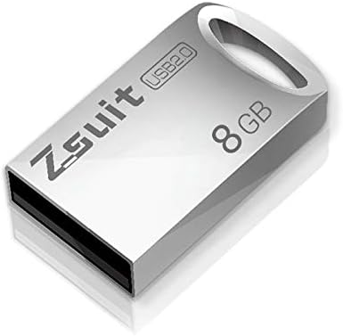 Luokangfan LLKKKFF אחסון נתונים מחשב ZSUIT 8GB USB 2.0 מיני טבעת מתכת צורת USB דיסק פלאש