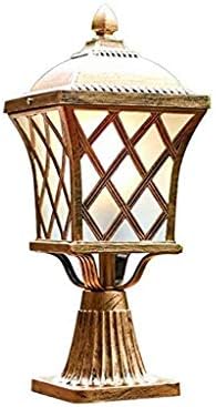 אורות פוסט פוסט של Zeelyde חיצוני, מנורת עמוד חיצונית ， מניעת חלודה מאלומיניום מתכת יחידה פוסט