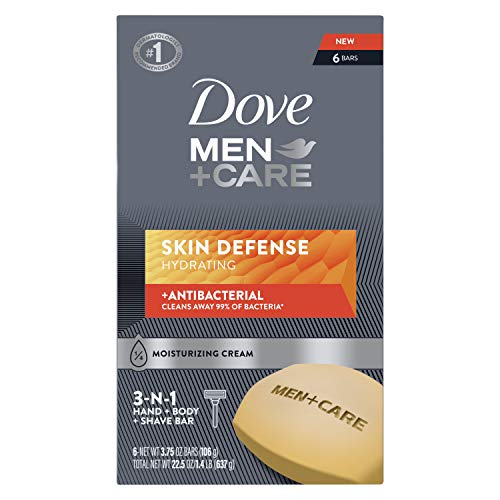 יונה גברים + טיפול סבון בר עבור חלקה, מימה & מגבר; מזין את העור-הגנה ביעילות שוטף משם חיידקים, קרם,
