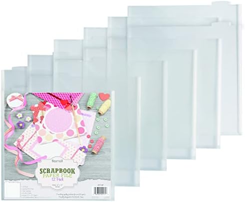 מארגן אחסון נייר של סמסיל, 12 ספירת קבצי טעינה עליונים בודדים עם כרטיסיות הניתנות להתאמה אישית, מחזיק נייר