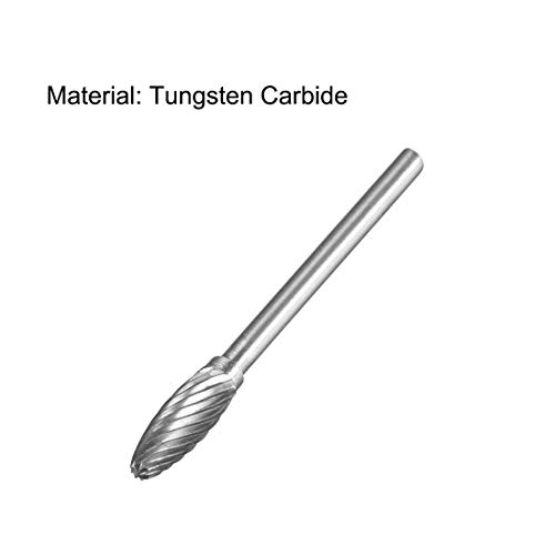 UXCell Tungsten Carbide קבצים סיבוביים 1/8 אינץ