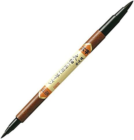 עט מברשת מזברה של זברה, דו צדדי לבינוני וקטן