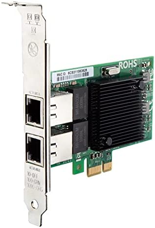 10/100/1000 מגהביט לשנייה Gigabit Ethernet רשת ממשק כרטיס ממשק כפול נחושת RJ45, עם Intel 82571