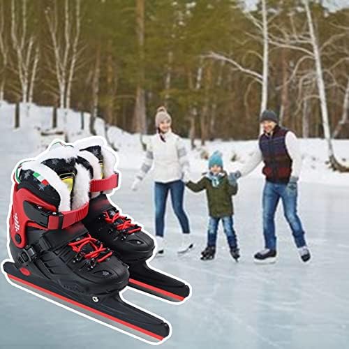 ורזה כדור סכין נעל קרח נעליים-קטיפה רירית קרח הוקי גלגיליות עבור שדה הוקי ילדים ומבוגרים אימון ולמידה