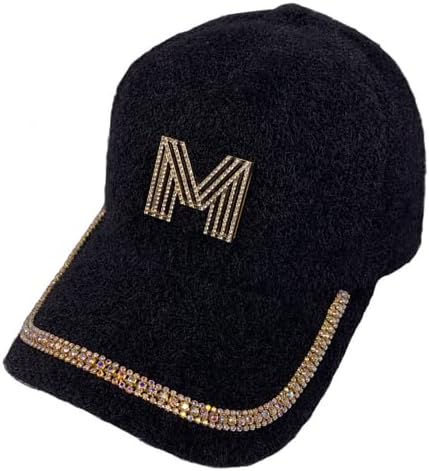 מכתב כובע בייסבול של נשים כובעי קאובוי עם כובעי בייסבול של רייניסטון ארנב פלאש פלאש כובעי בייסבול בלינג