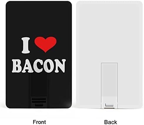 אני אוהב Bacon כונן USB עיצוב כרטיסי אשראי USB כונן הבזק U Disk Drive 64G