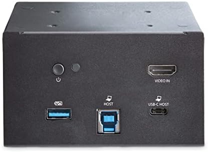 Startech.com 4K USB-C או USB-A מודול תחנת העגינה לתיבת קישוריות טבלת ועידה-4K HDMI-60W אספקת חשמל USB-C,