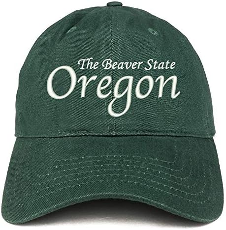 טרנדי הלבשה חנות אורגון הבונה המדינה רקום כותנה מתכוונן כובע אבא כובע